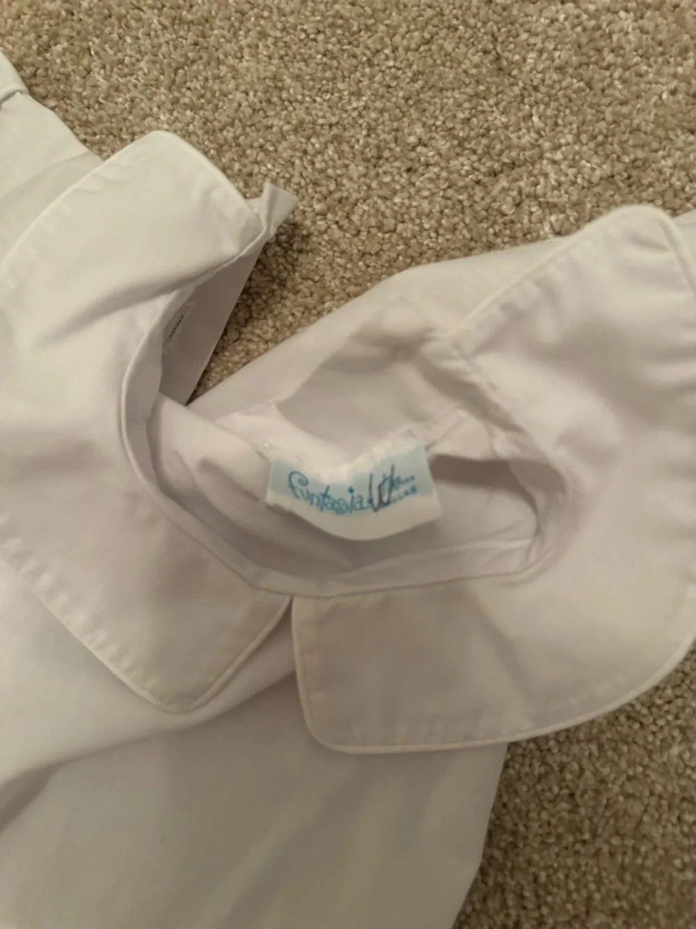 White Peter Pan Collar Blouse - Picture 2 of 3